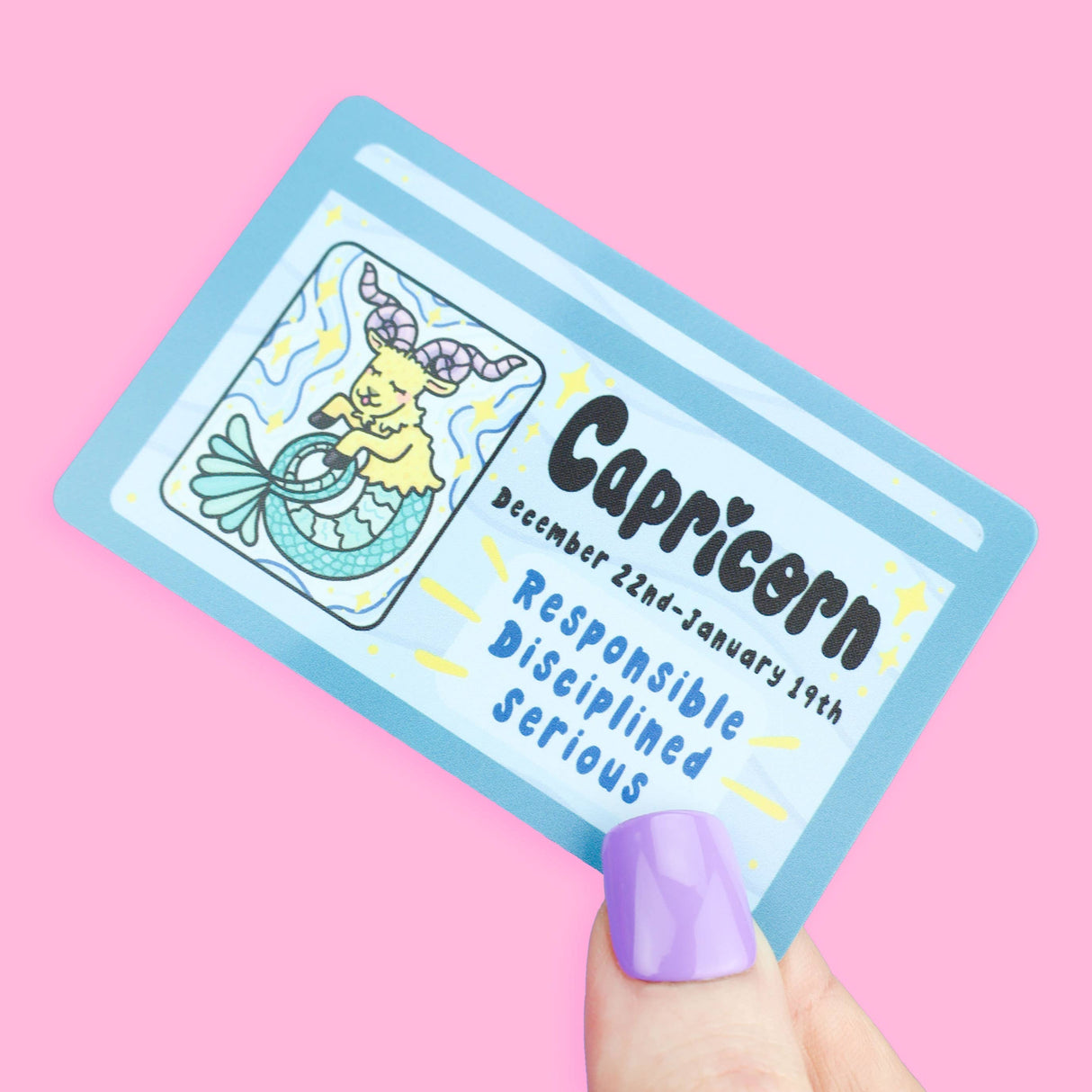 Capricorn Zodiac Fake ID Drivers License