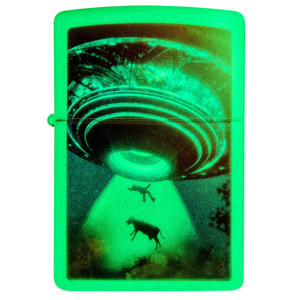 UFO Glow in the Dark Zippo Lighter
