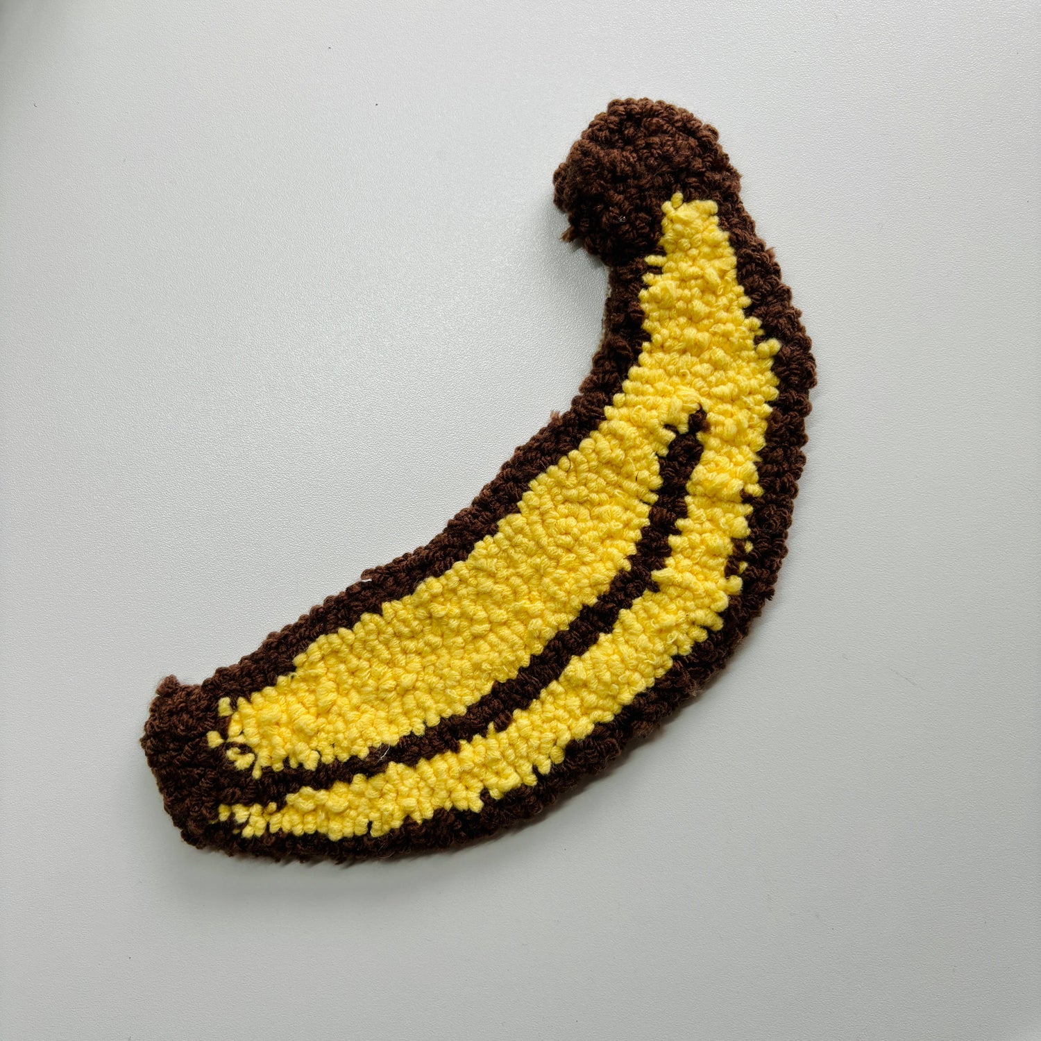 Banana Hand Tufted Mug Rug