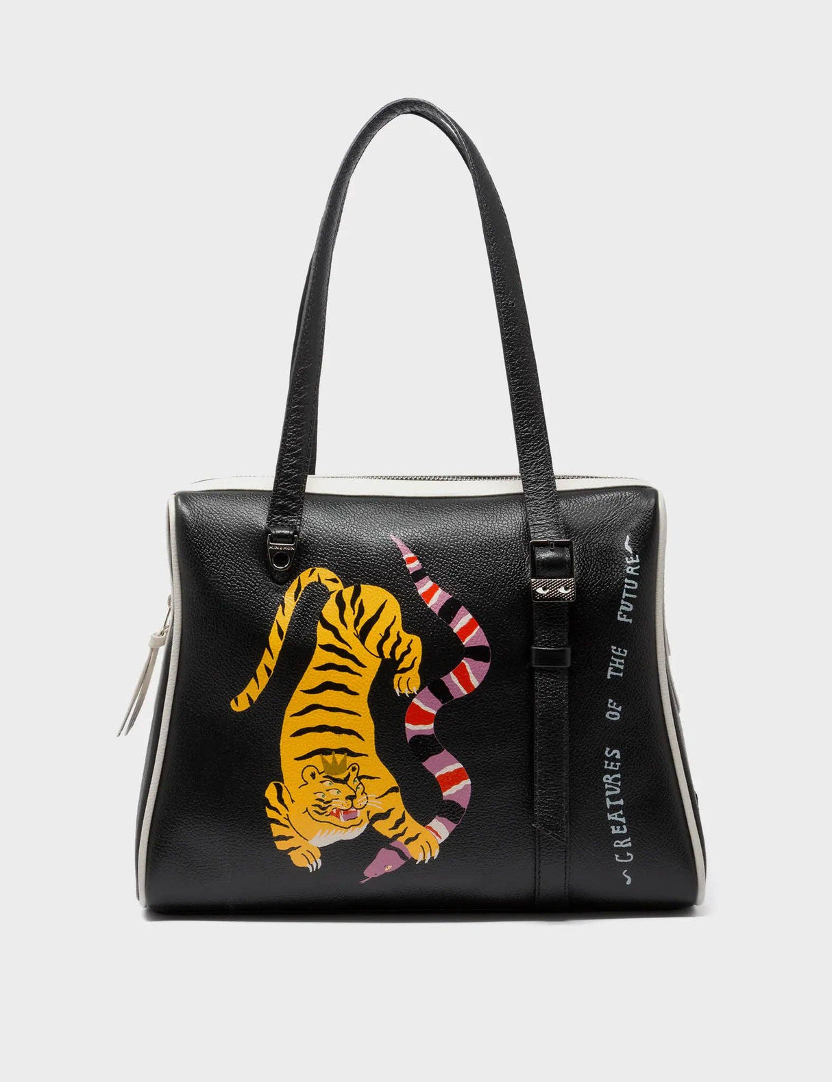 Creatures of the Future Design Esther Black Satchel Bag