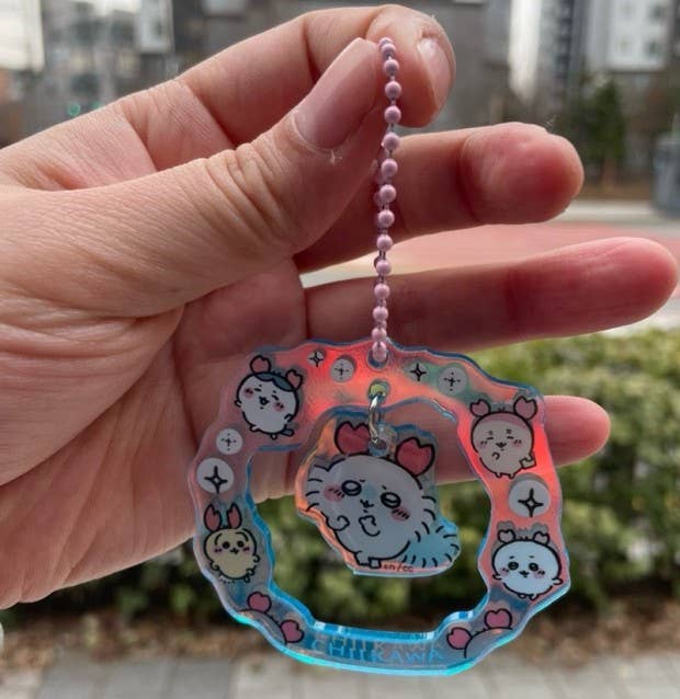 Chiikawa Twinkle Hologram Key Ring Blind Box