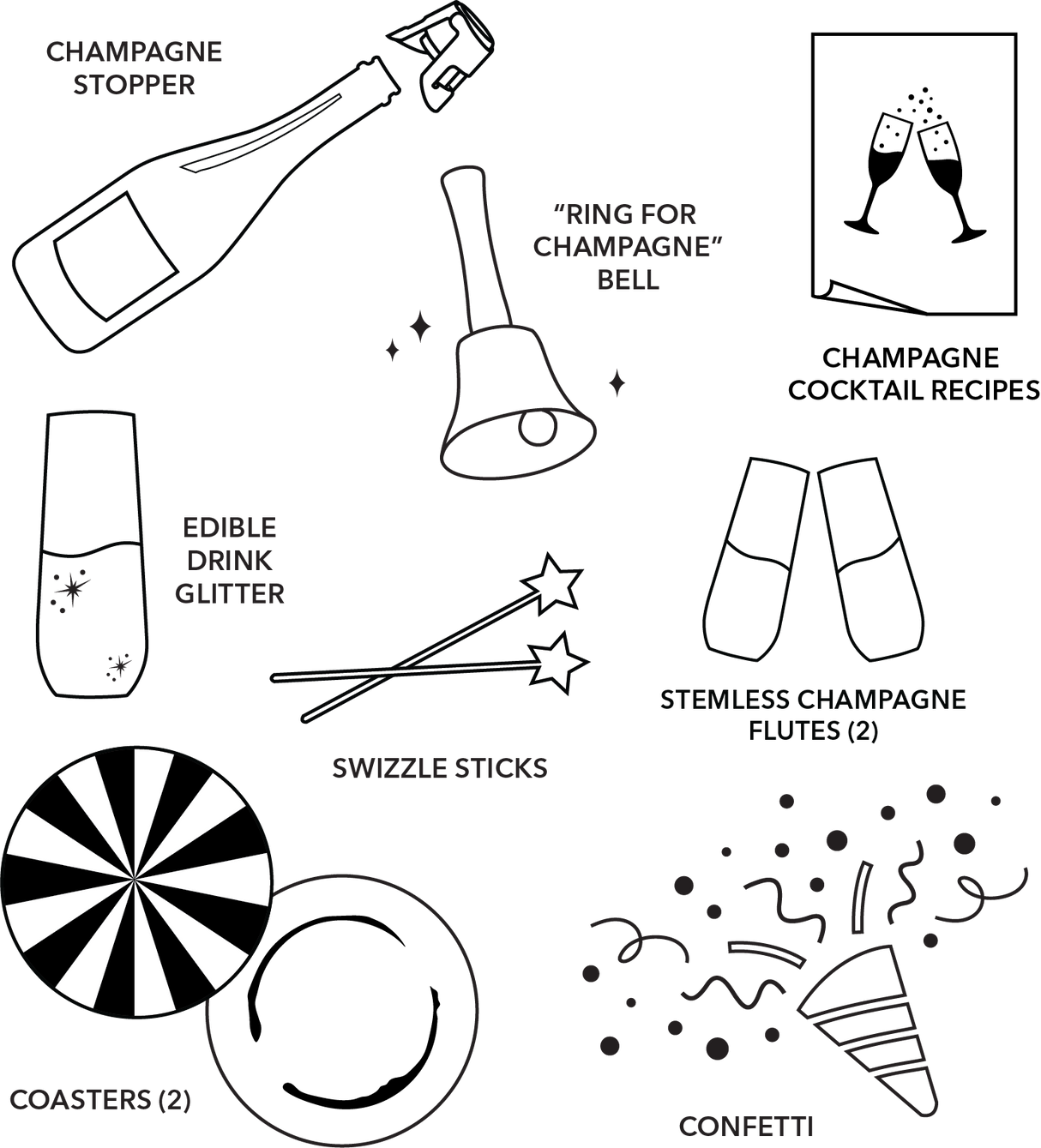 Cheers, My Dear Champagne Kit