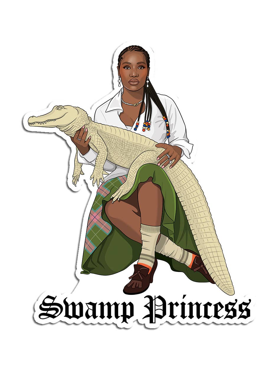 Doechii Swamp Princess Sticker
