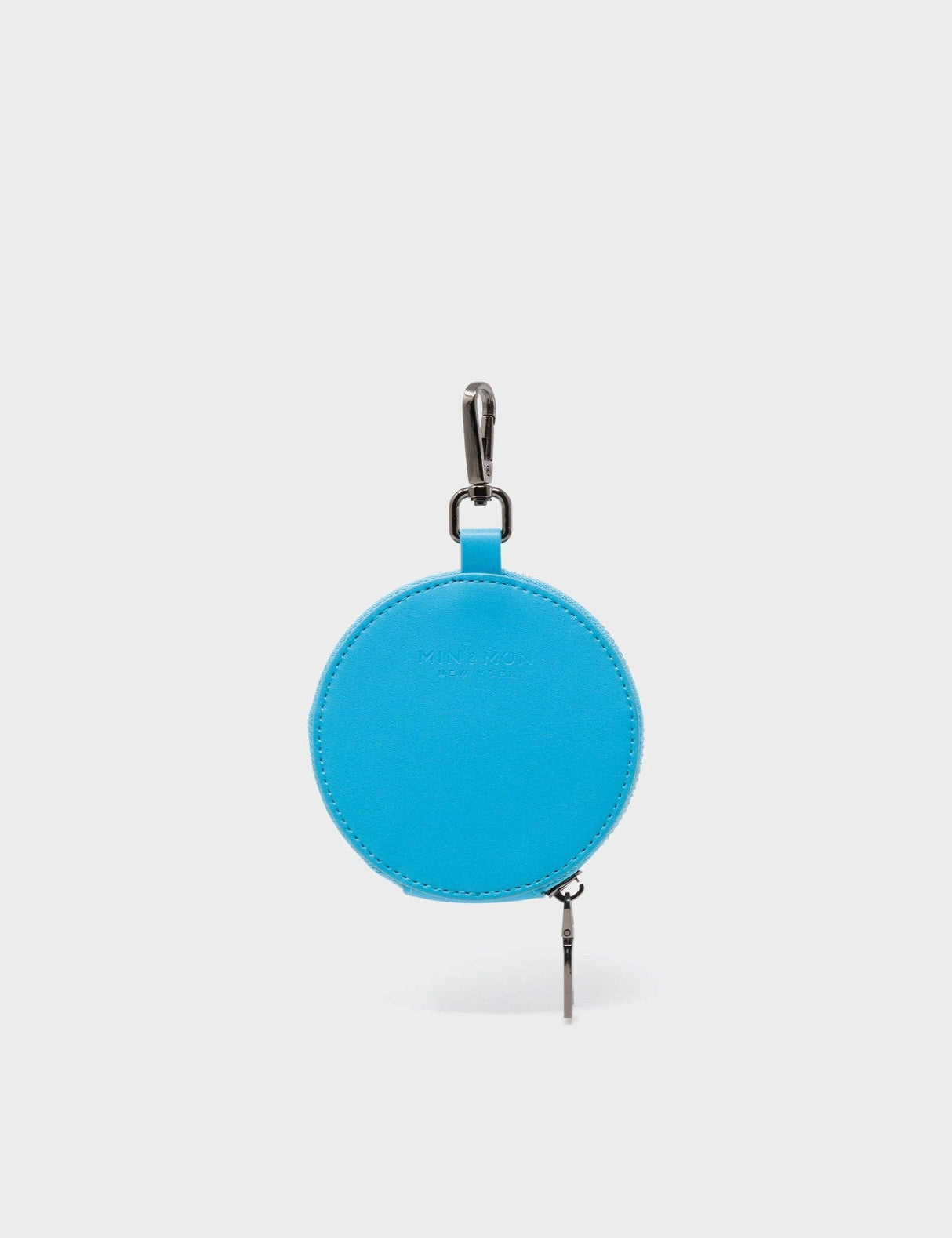 Dottie - Blue Leather Pouch Charm