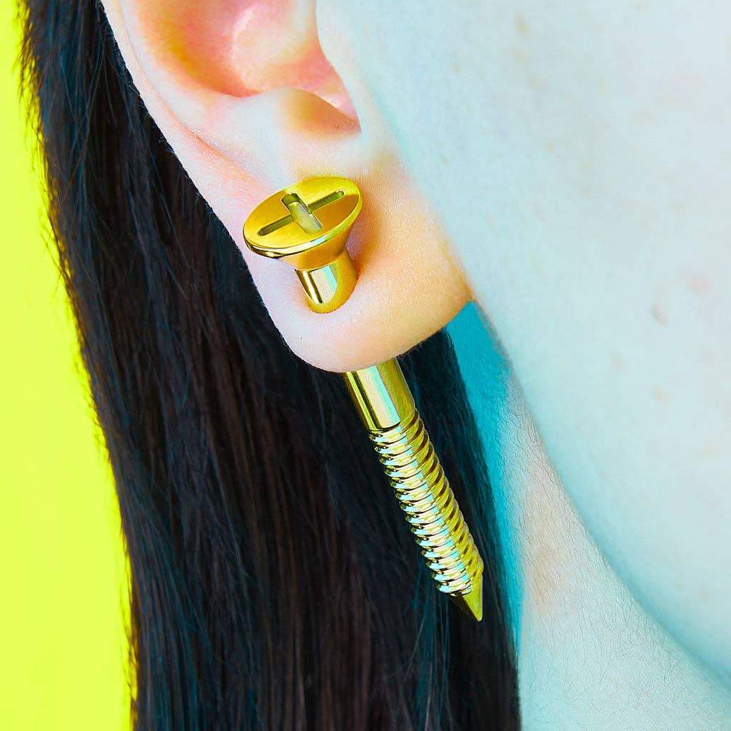 Screw Earring - Long