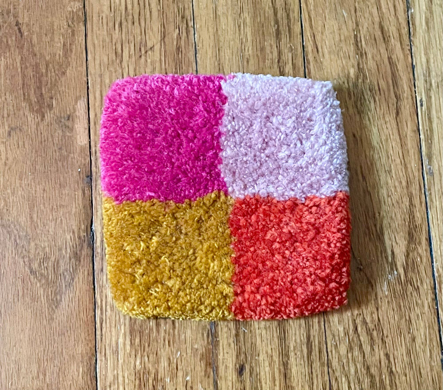 Checkerboard Mug Rug Coaster