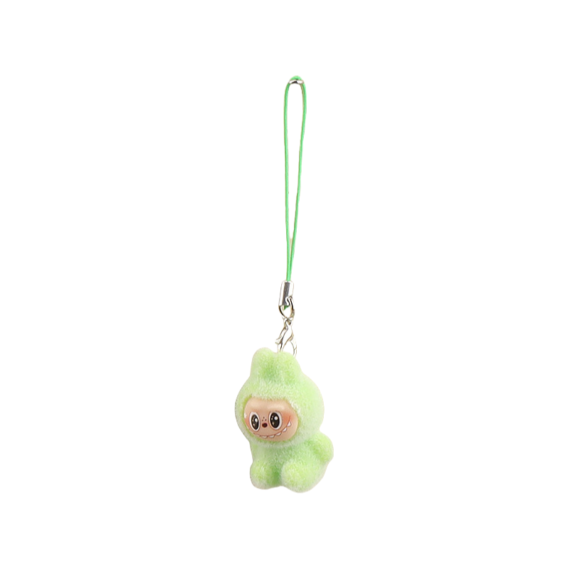 Lafufu Flocked Keychain Bag Charm