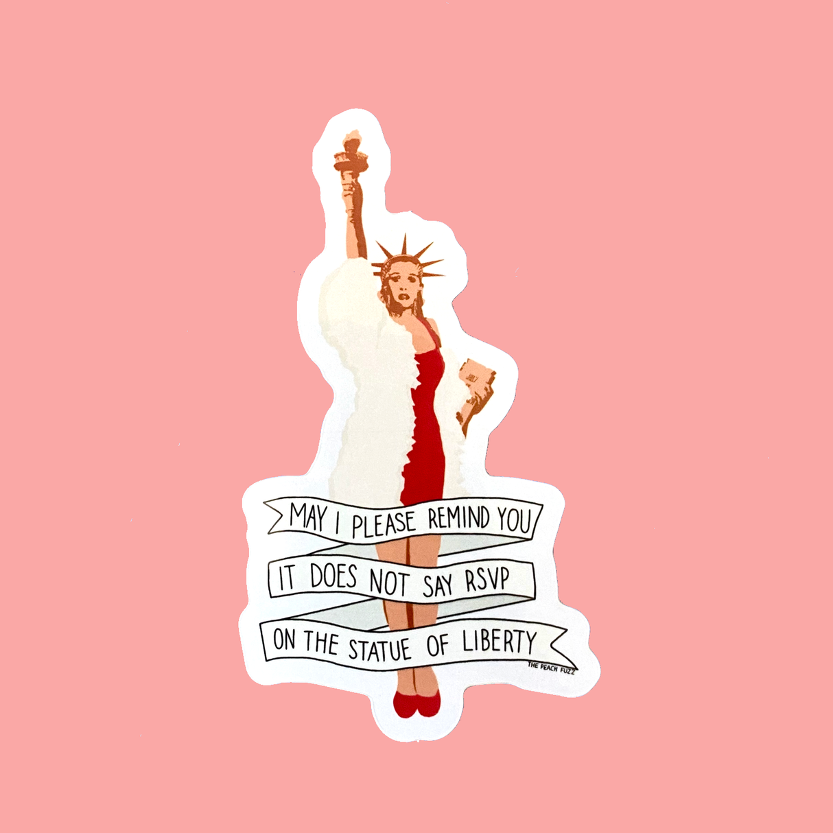 Clueless RSVP Sticker