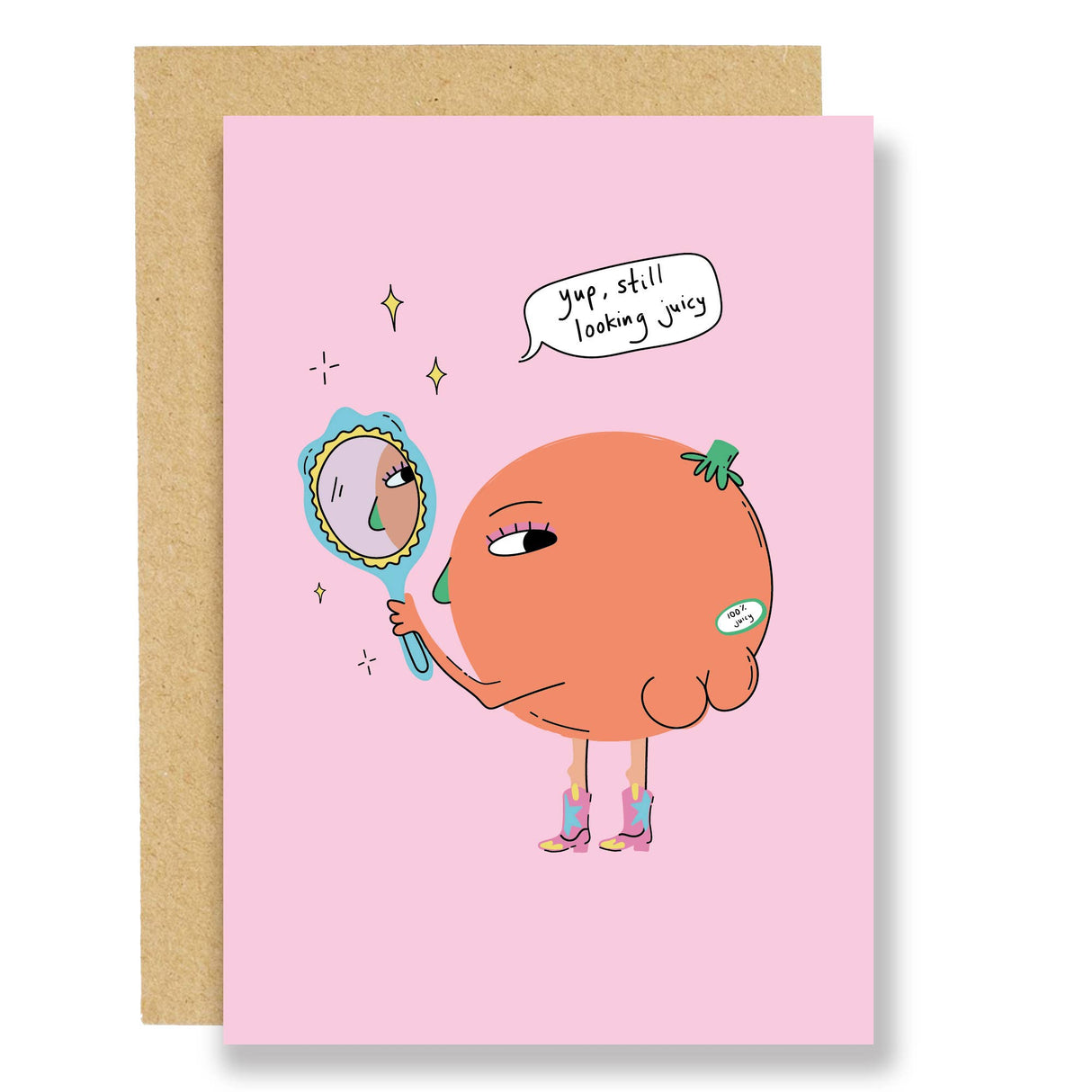 Still Juicy! Greeting Card