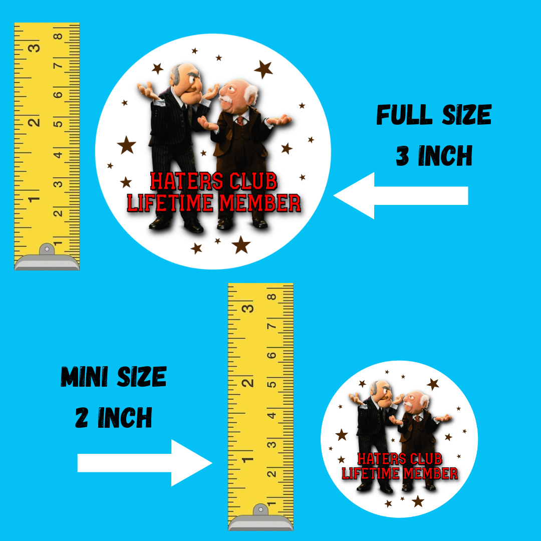 Lifetime Haters Club Member Sticker