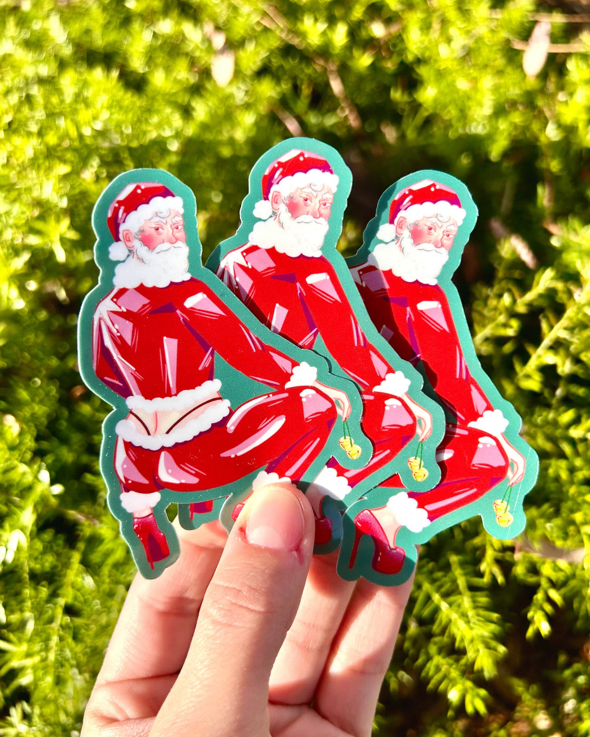Santa's Slay Holiday Sticker