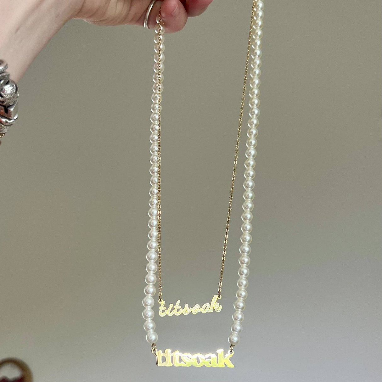 Titsoak Pearl Necklace Twilight