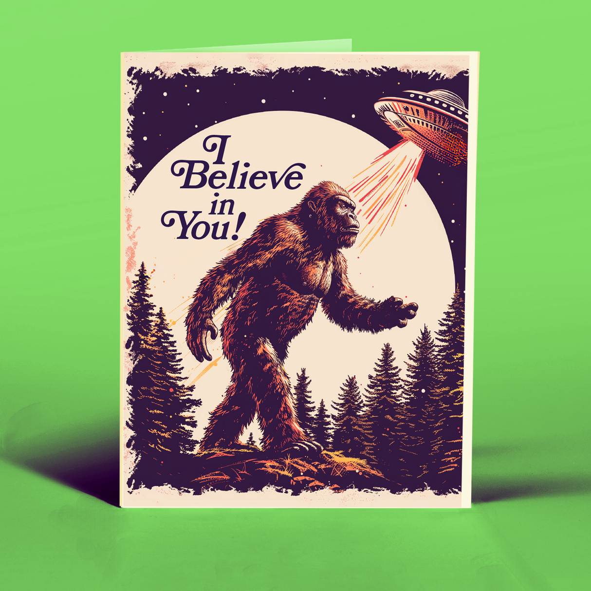 YETI BELIEVES! Greeting Card