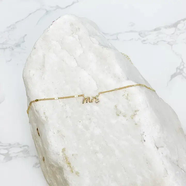 'Mrs' Pendant Necklaces