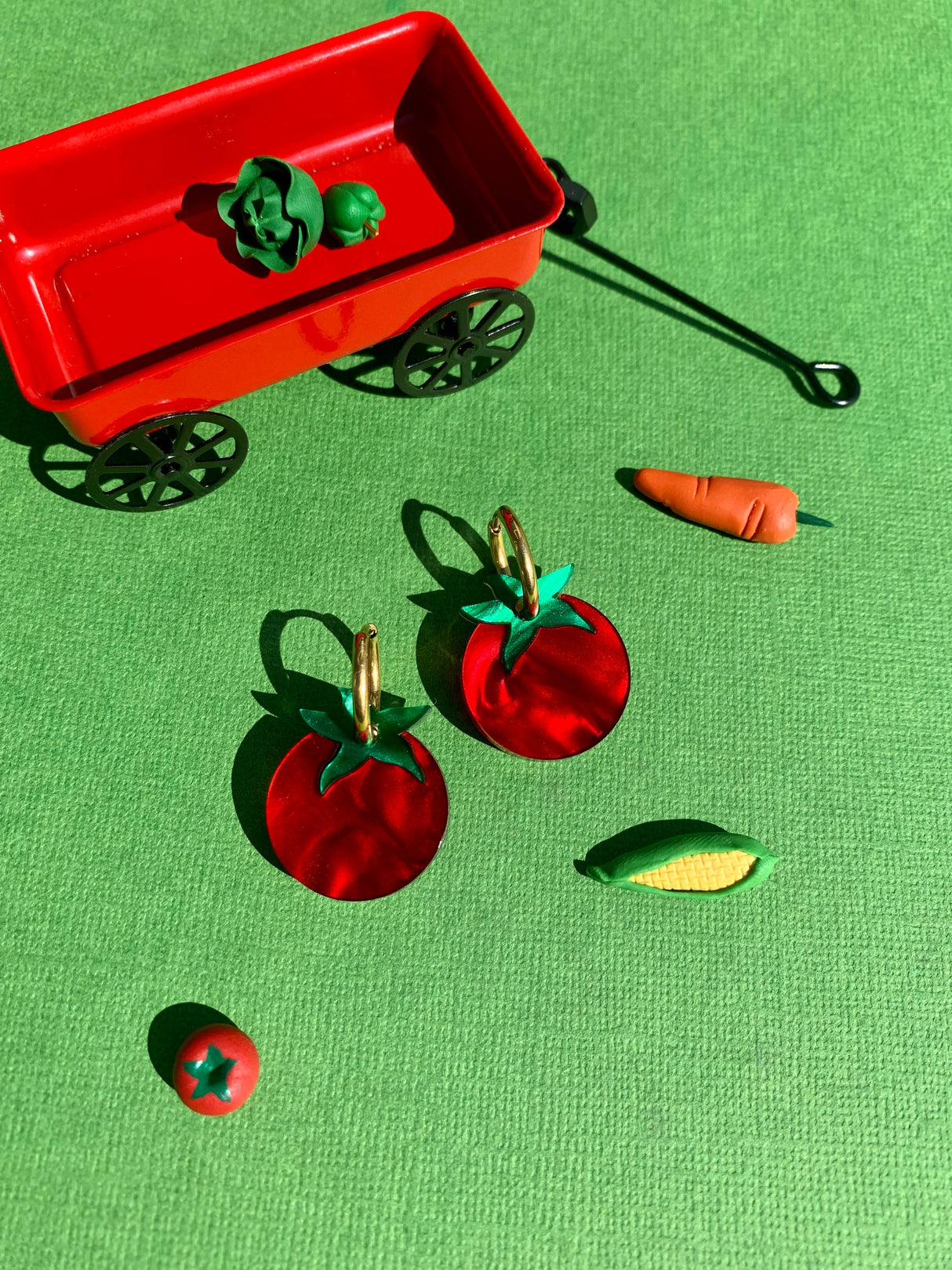 Tiny Tomatoes Earrings