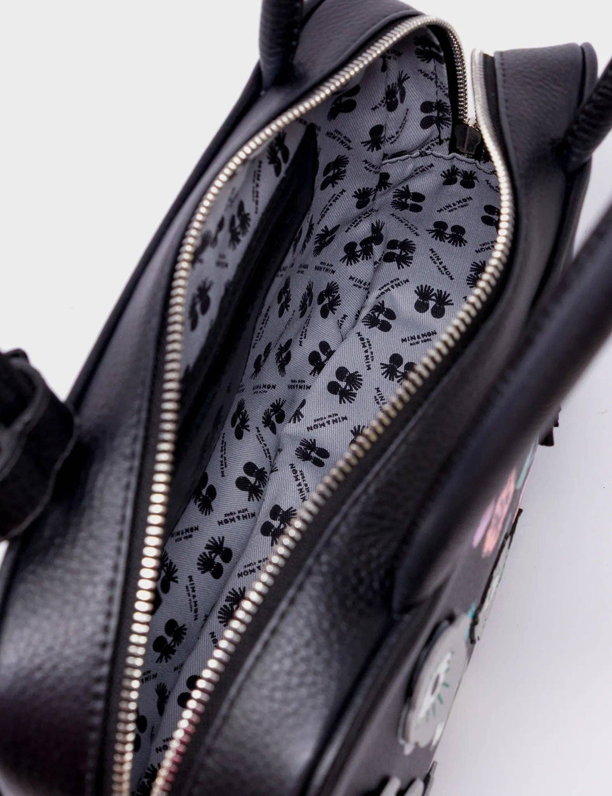121 Shoulder Bag Black Leather - Floralia Design