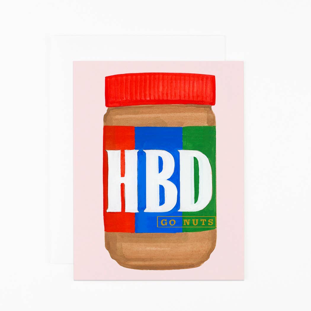 HBD, Go Nuts Greeting Card