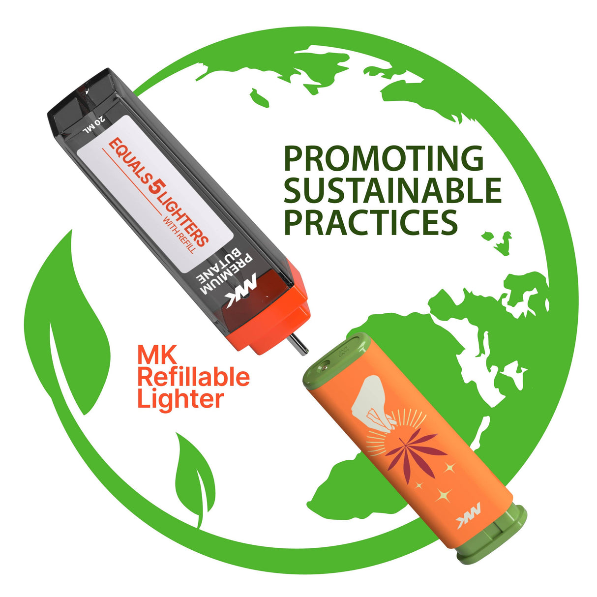 MK Lighter Jet Series, Windproof Flame, Pocket Lighters