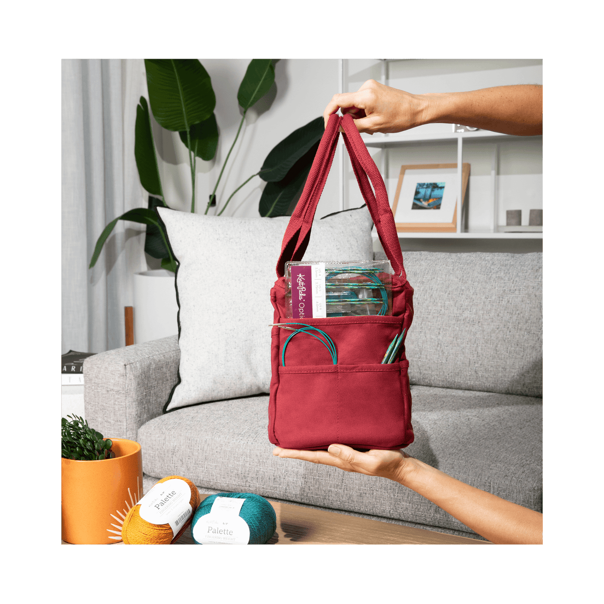 Soolla Studio Artist Bag, Becca Sands, Crochet Project Bag
