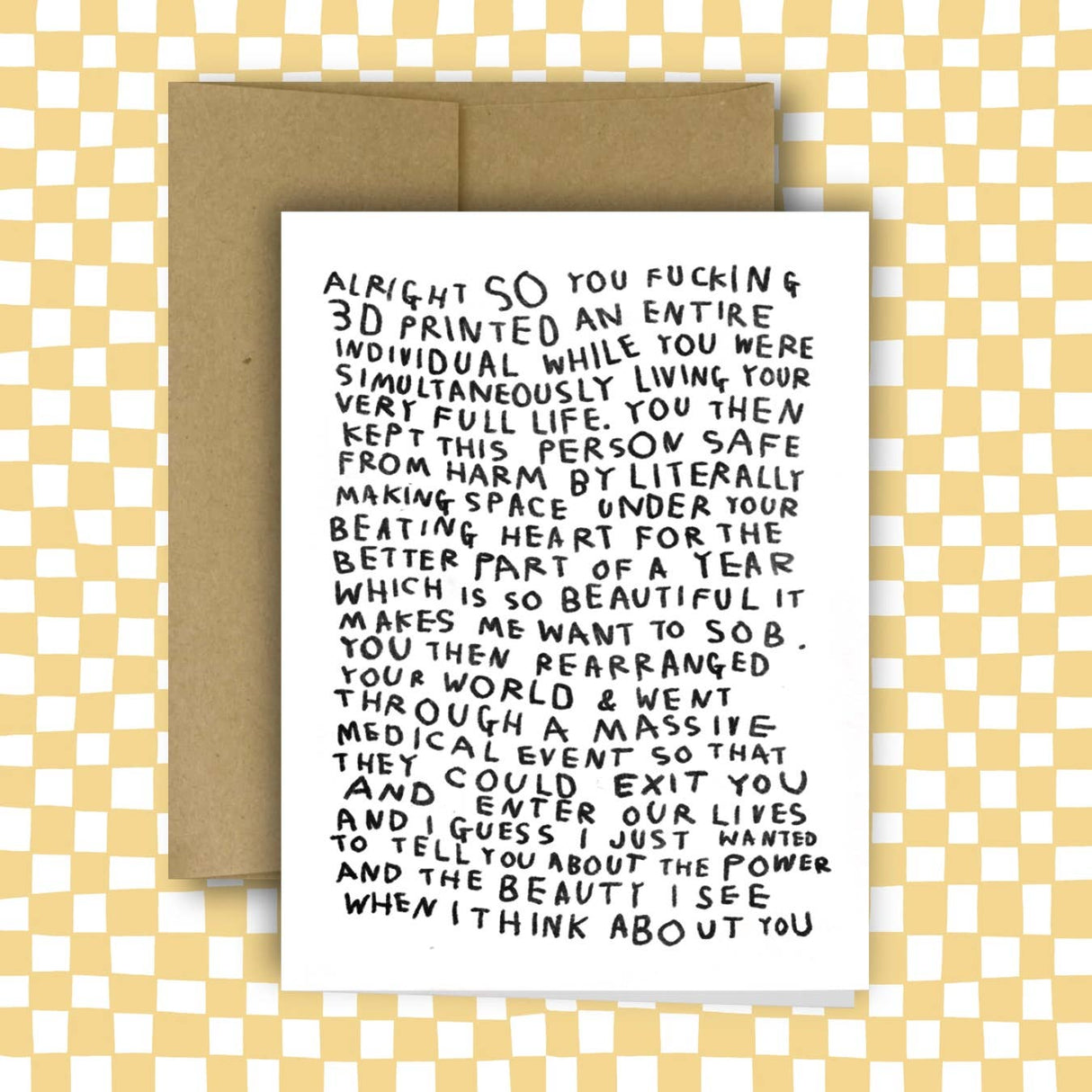 Alright So Greeting Card