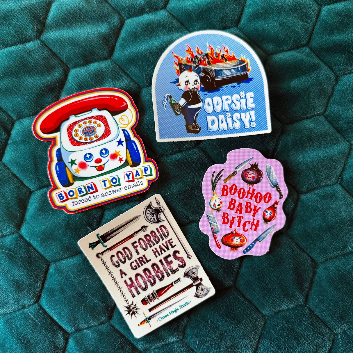 Born to Yap Vinyl Sticker