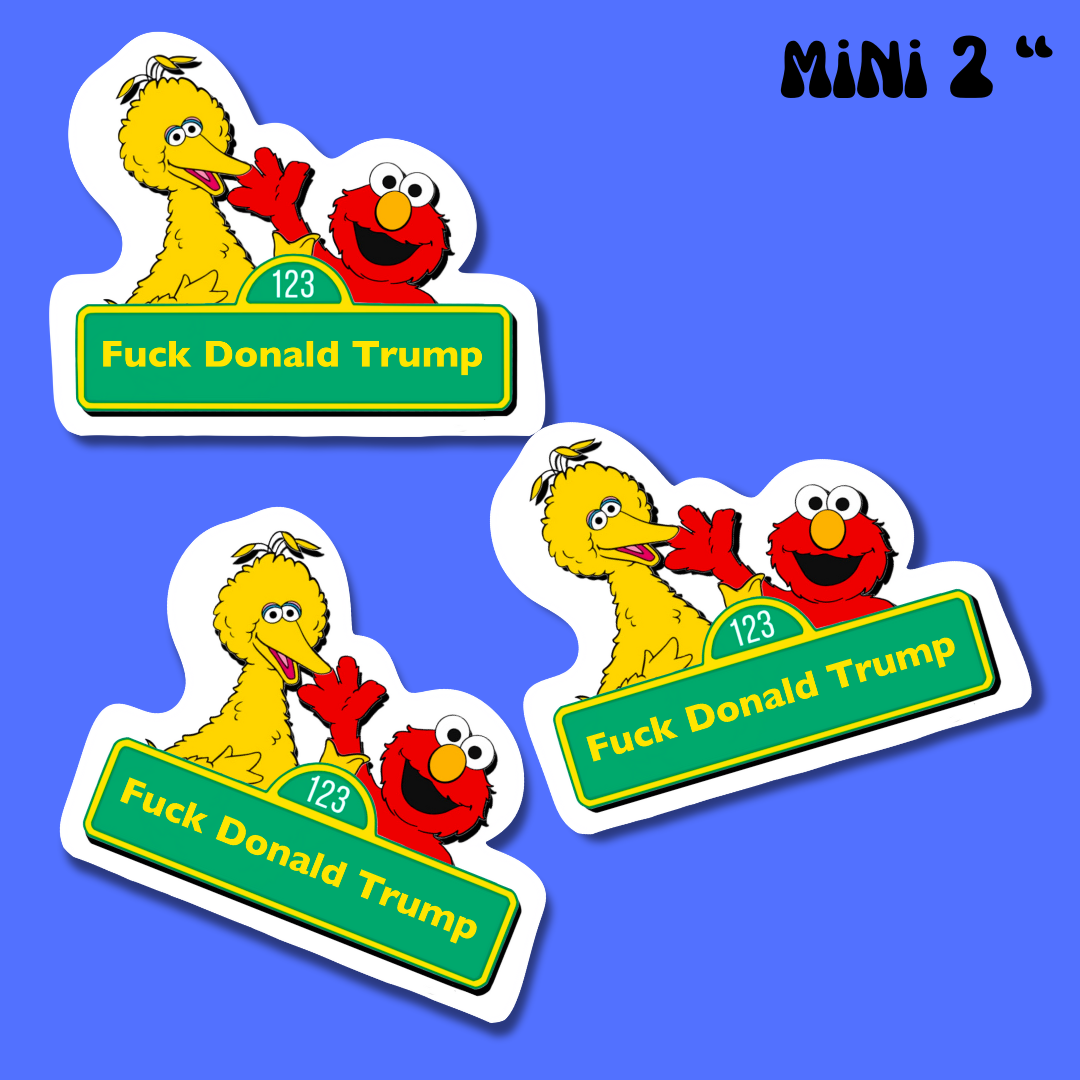 Fuck Donald Trump Mini Sticker