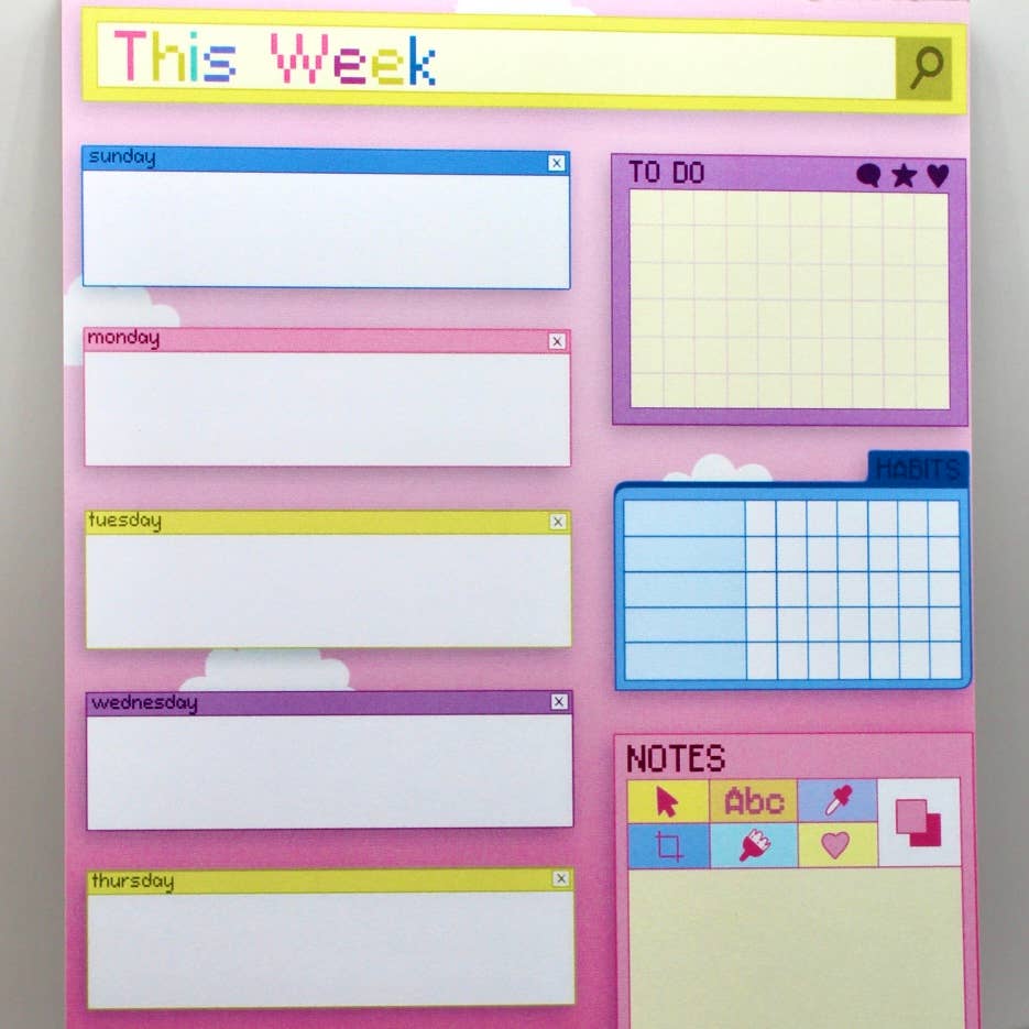 Weekly Planner Notepad