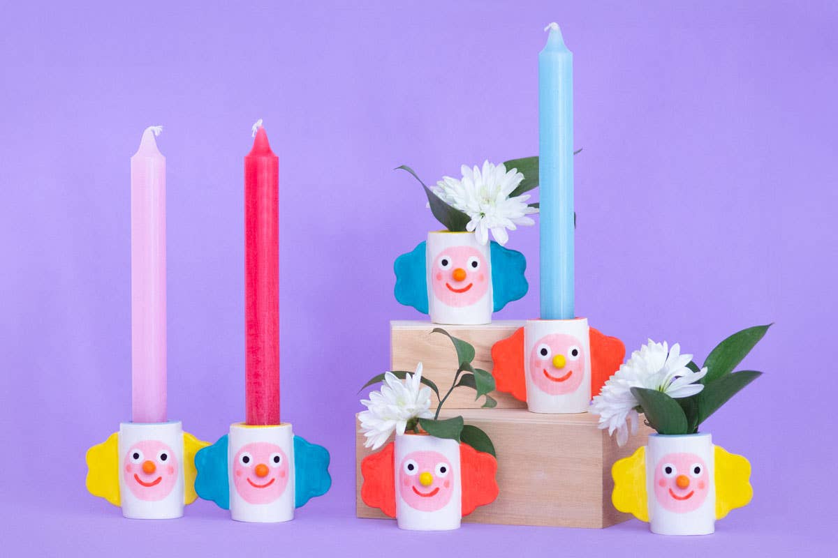 Little Clown Candle Holder