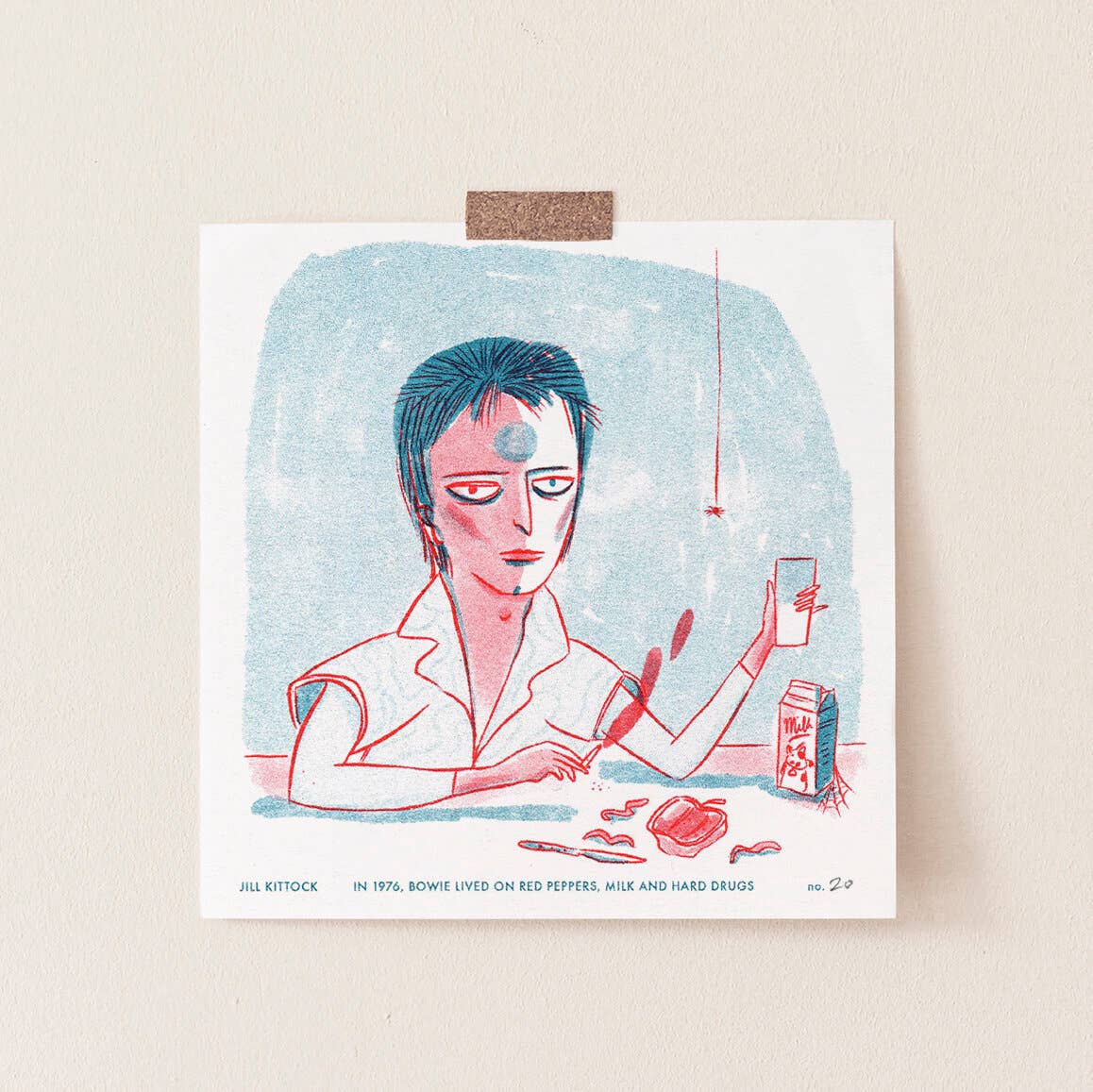 1976: David Bowie Small Print