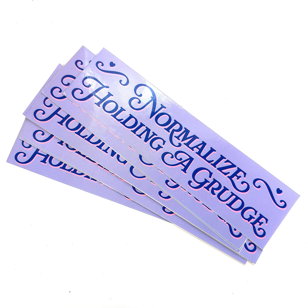 Normalize Holding A Grudge Vinyl Sticker
