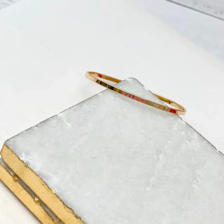 'Warrior' Sentiment Bracelets