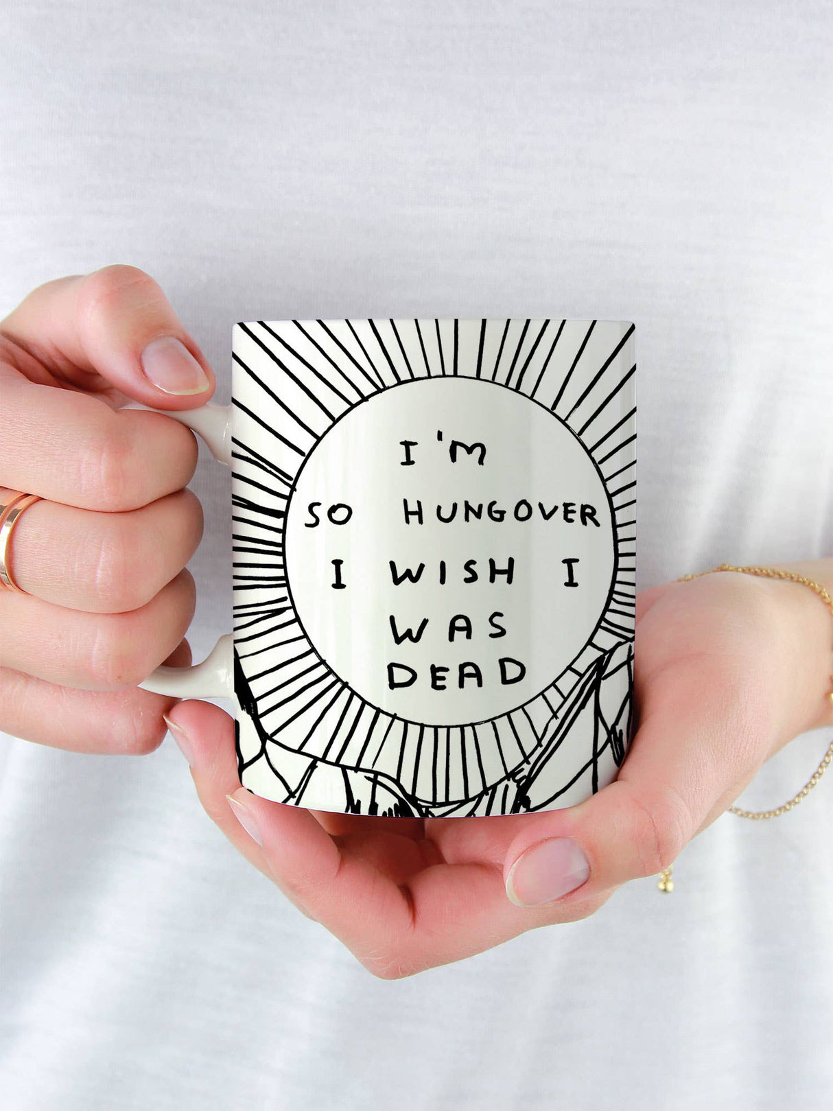 So Hungover David Shrigley Mug