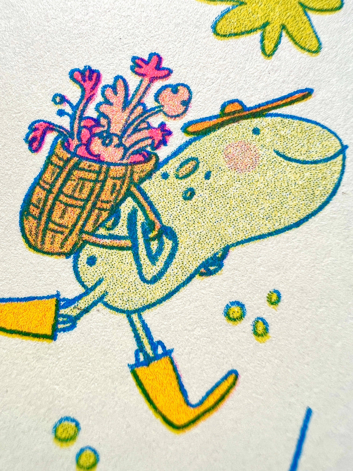 Wild Soul Risograph Birthday Card