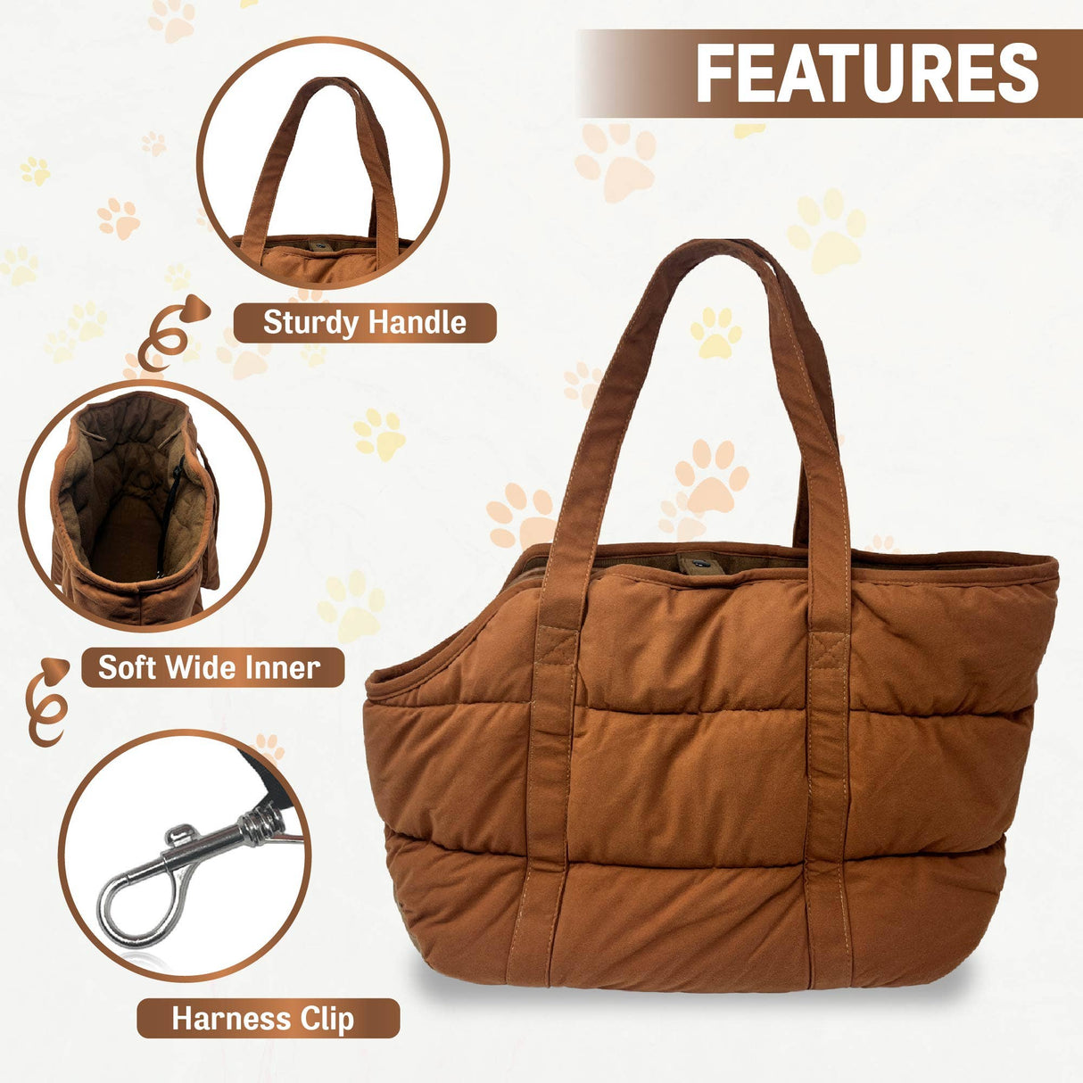 RuffLife Plush Pup Pouch, Dog Carrier