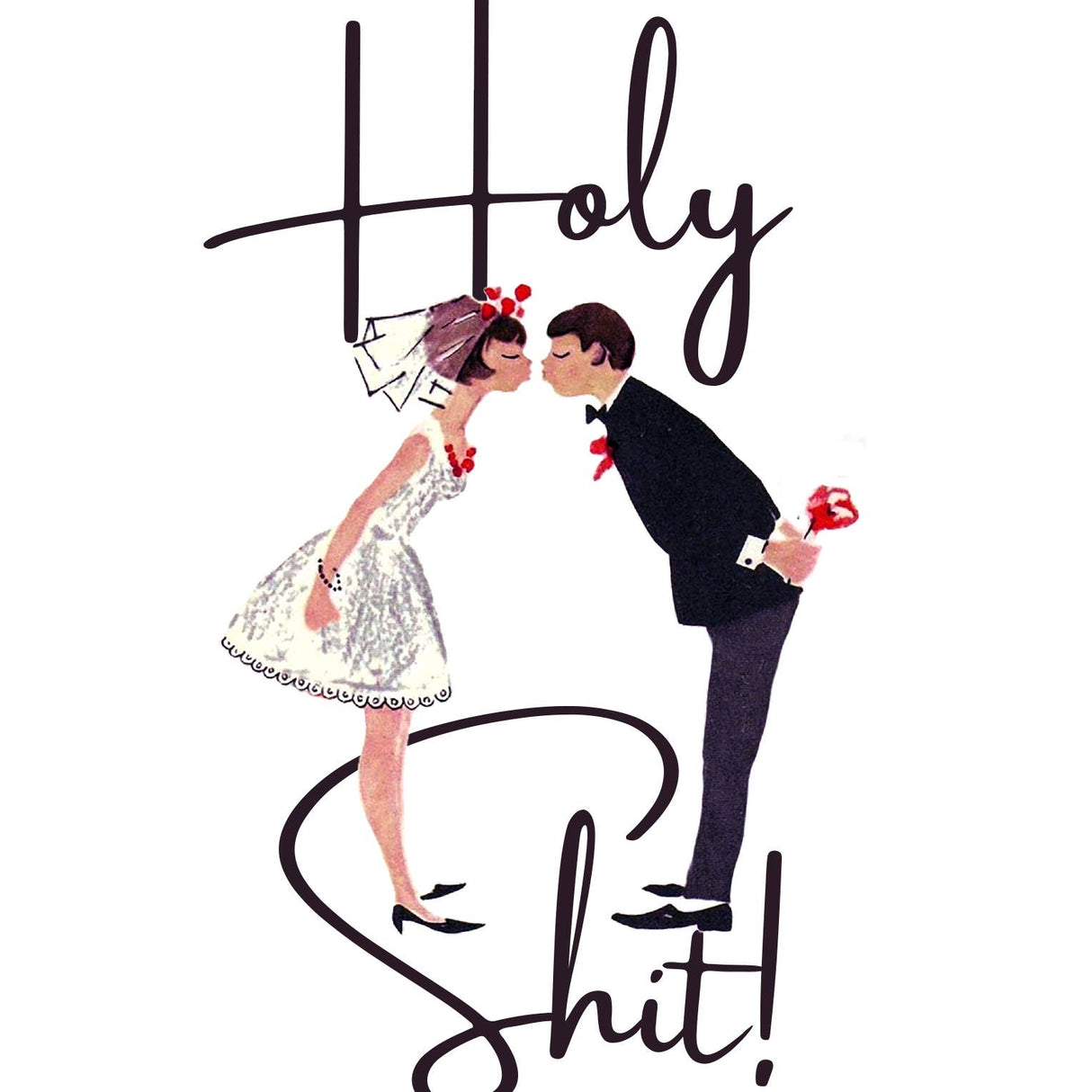 Holy Shit Wedding Card