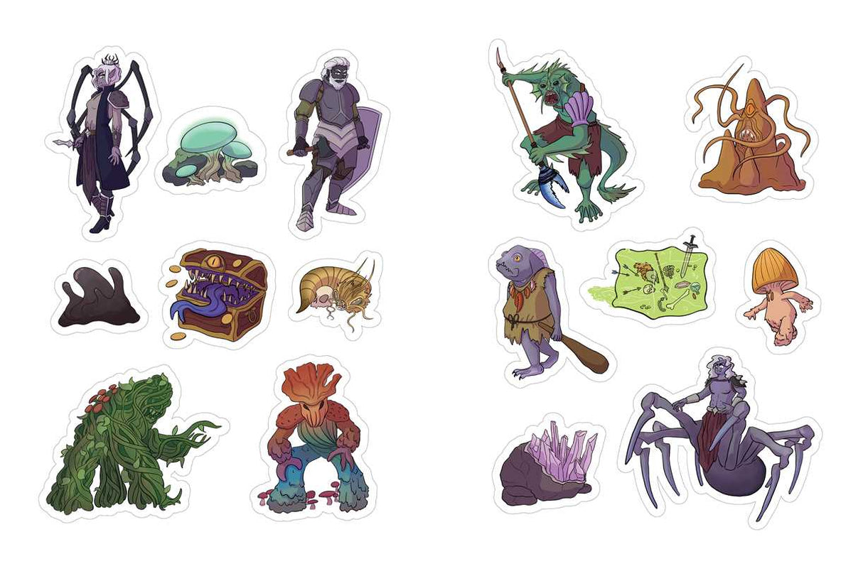 Düngeonmeister RPG Sticker Book by Jef Aldrich