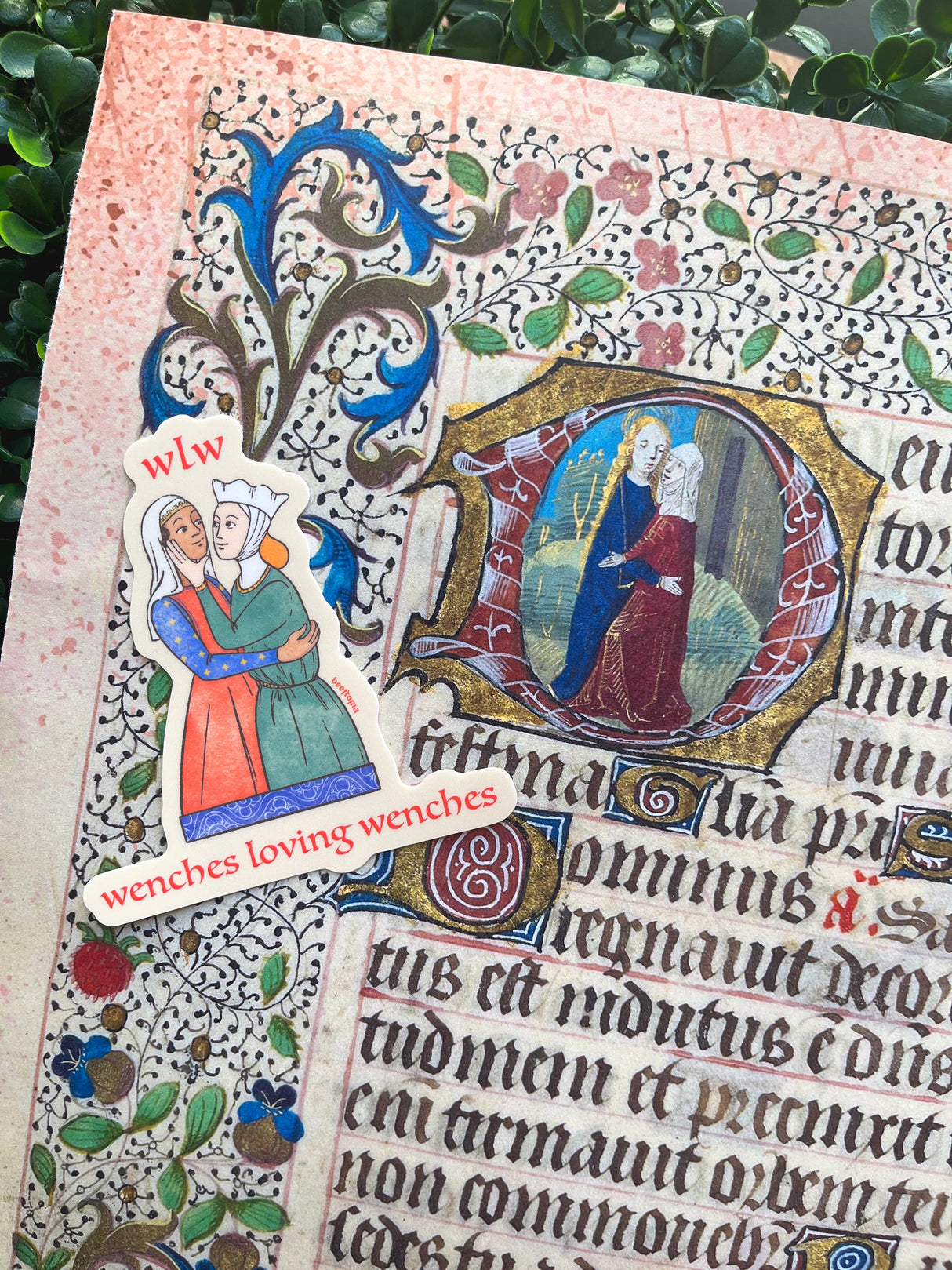 WLW Wenches Loving Wenches Medieval Sticker