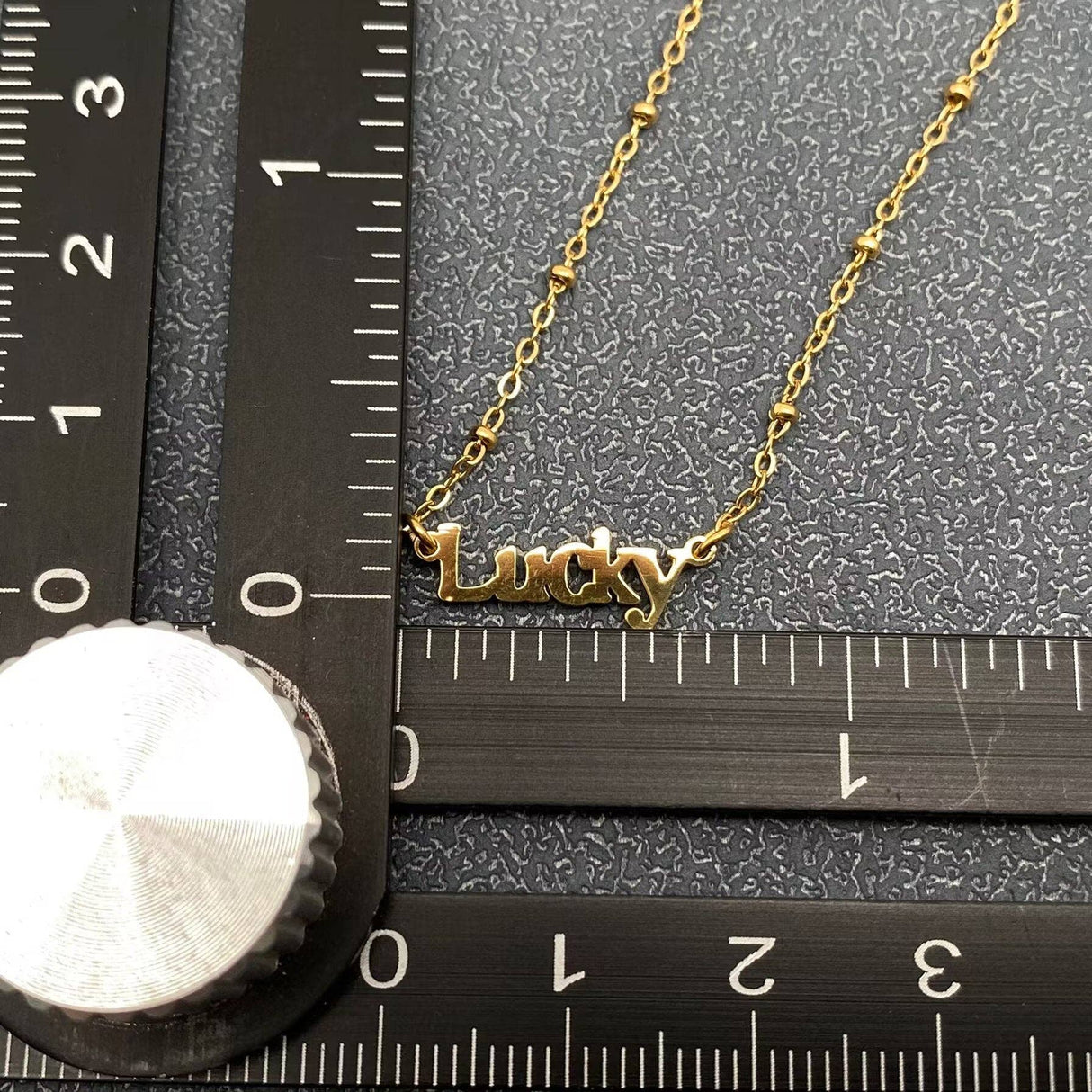 Lucky Charm 18K Gold Plated Stainless Steel Necklace - FGS