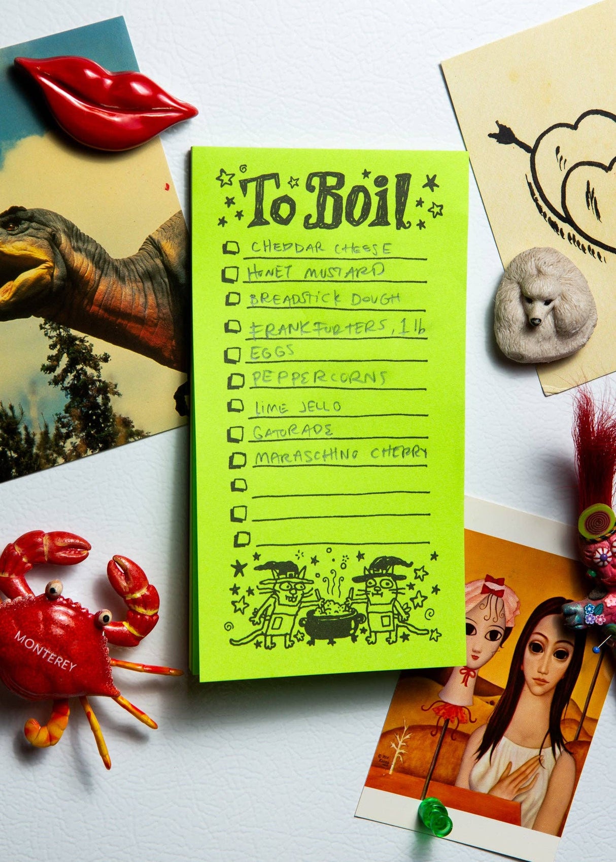 Toil & trouble grocery pad