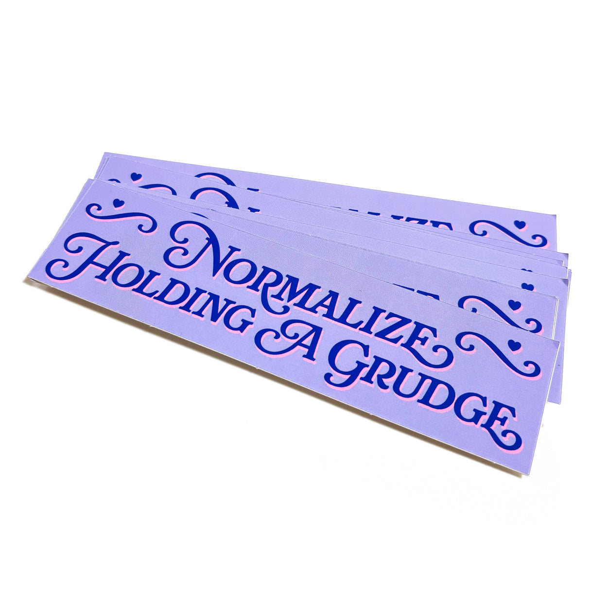 Normalize Holding A Grudge Vinyl Sticker