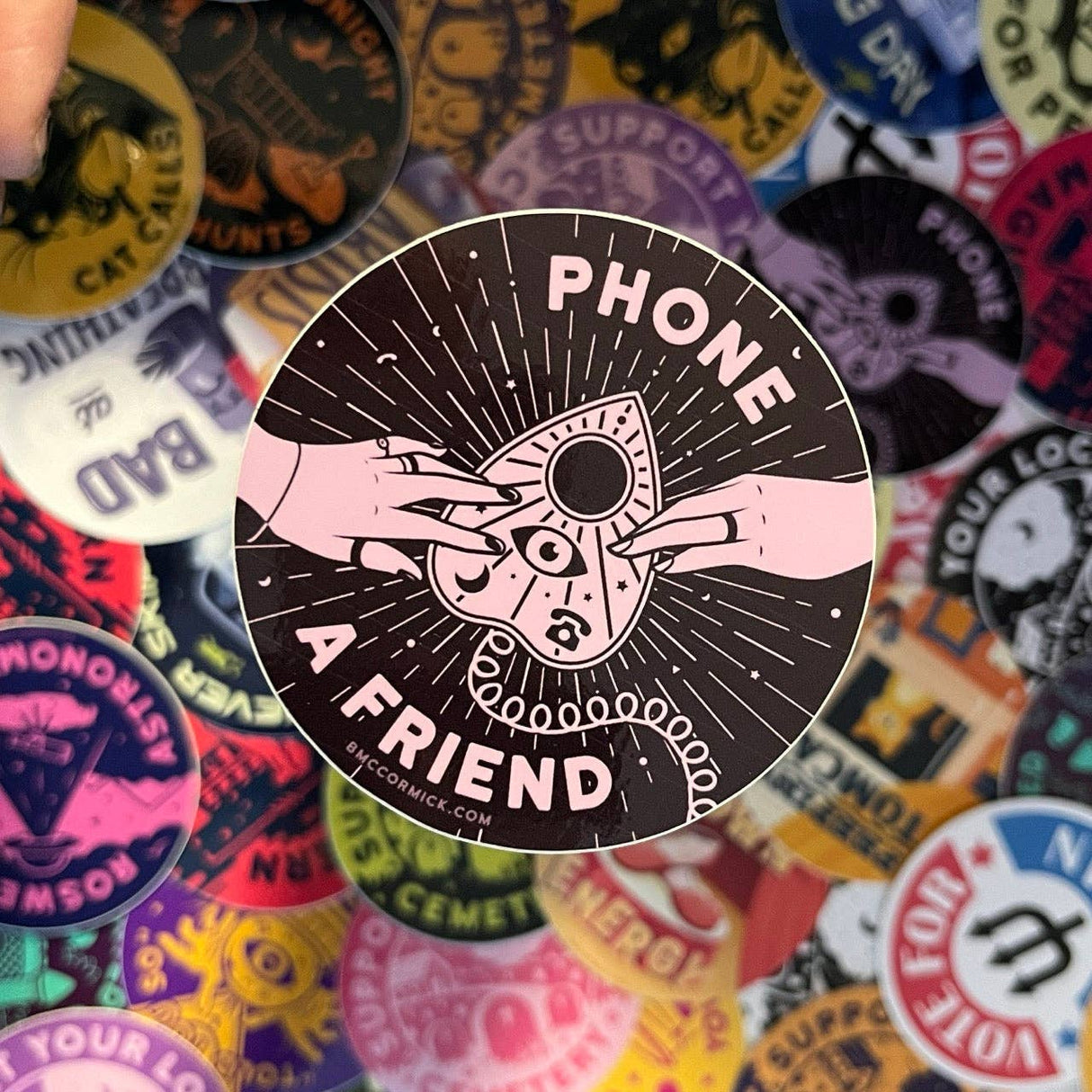 Phone A Friend Sticker