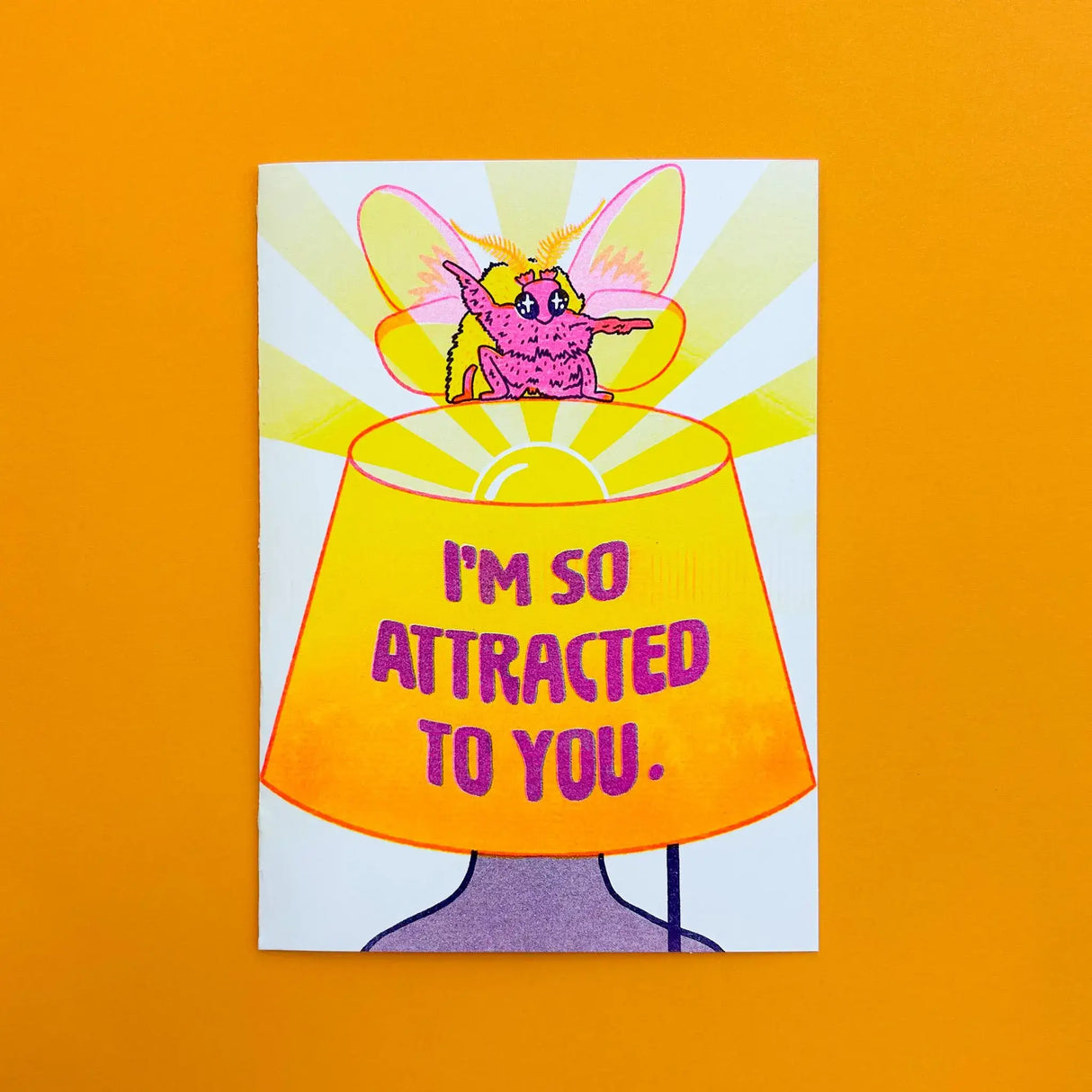 I'm So Attracted To You Moth Lamp Greet