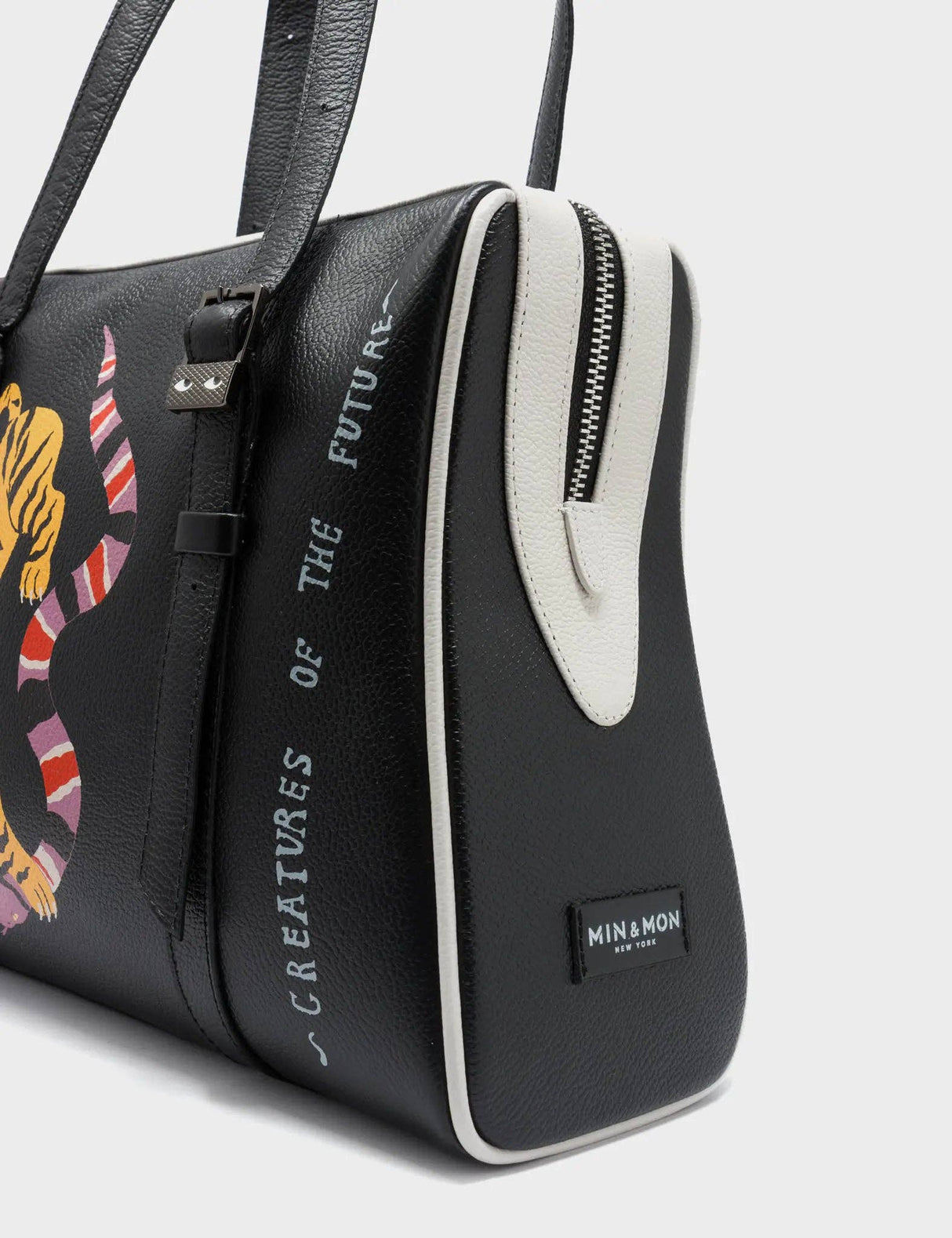 Creatures of the Future Design Esther Black Satchel Bag