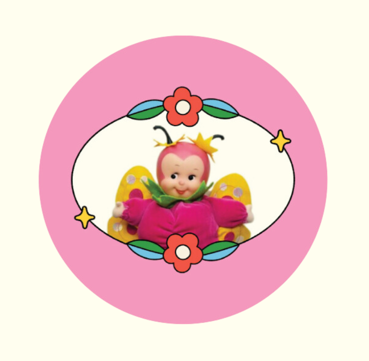 Buggy Pinback Button