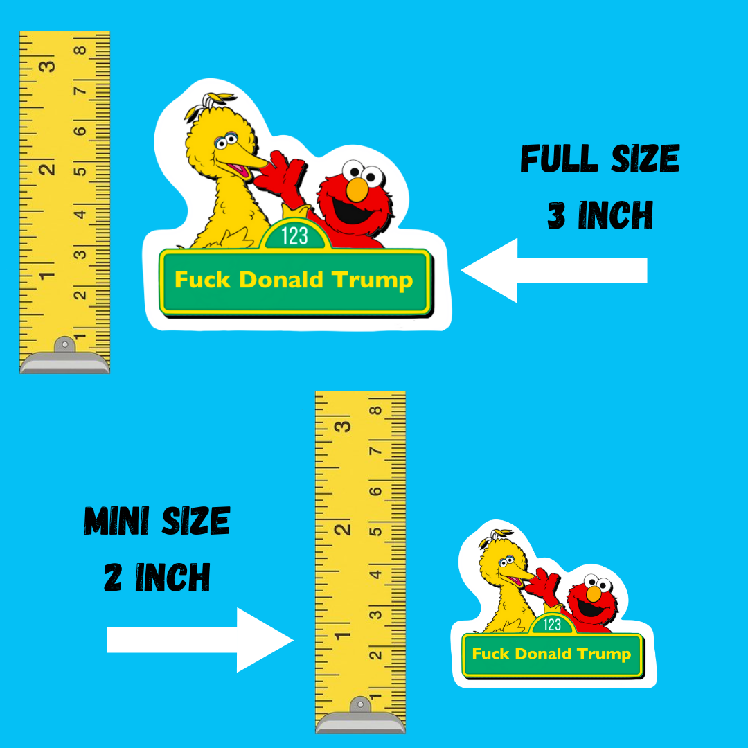 Fuck Donald Trump Mini Sticker