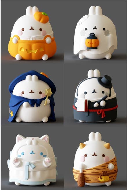 Molang Halloween Blind Box Limited Edition
