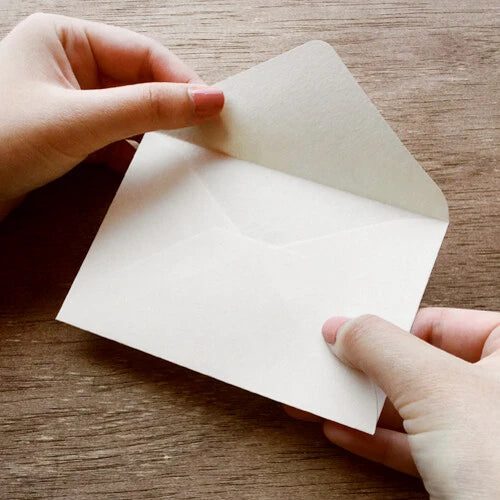 Yellow Flower Mimosa Mini Japanese Mino Washi Letter Writing Set