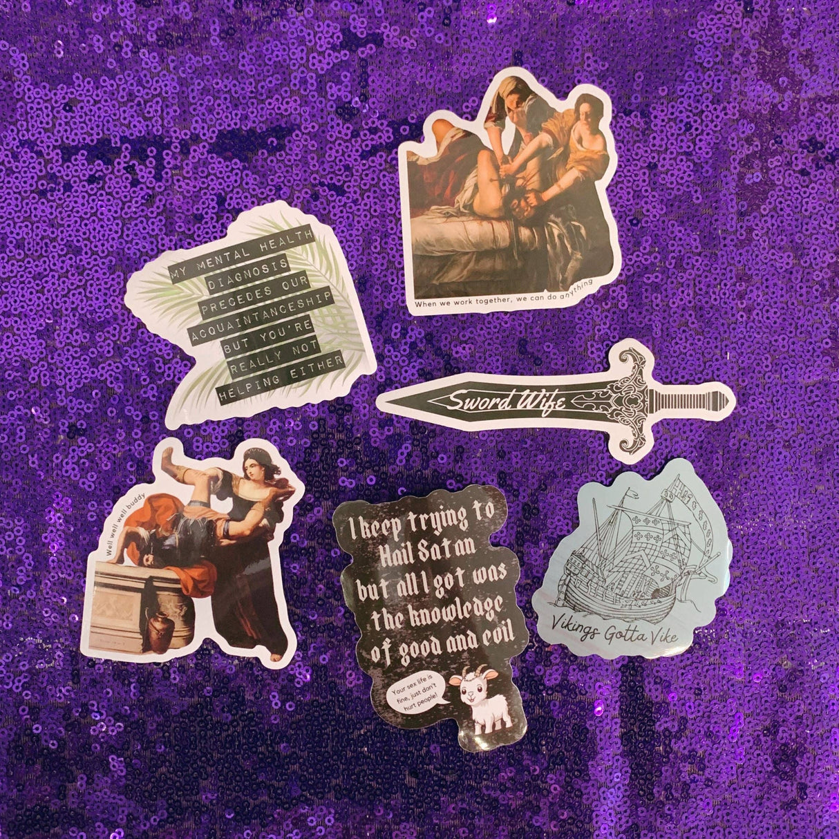 Besties Doing a Nice Beheading Sticker