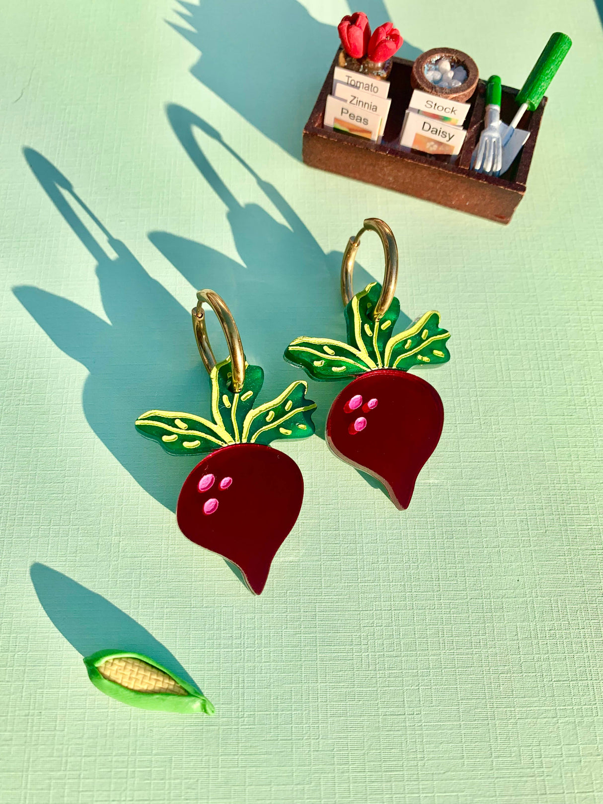 Just Beet It! Earrings