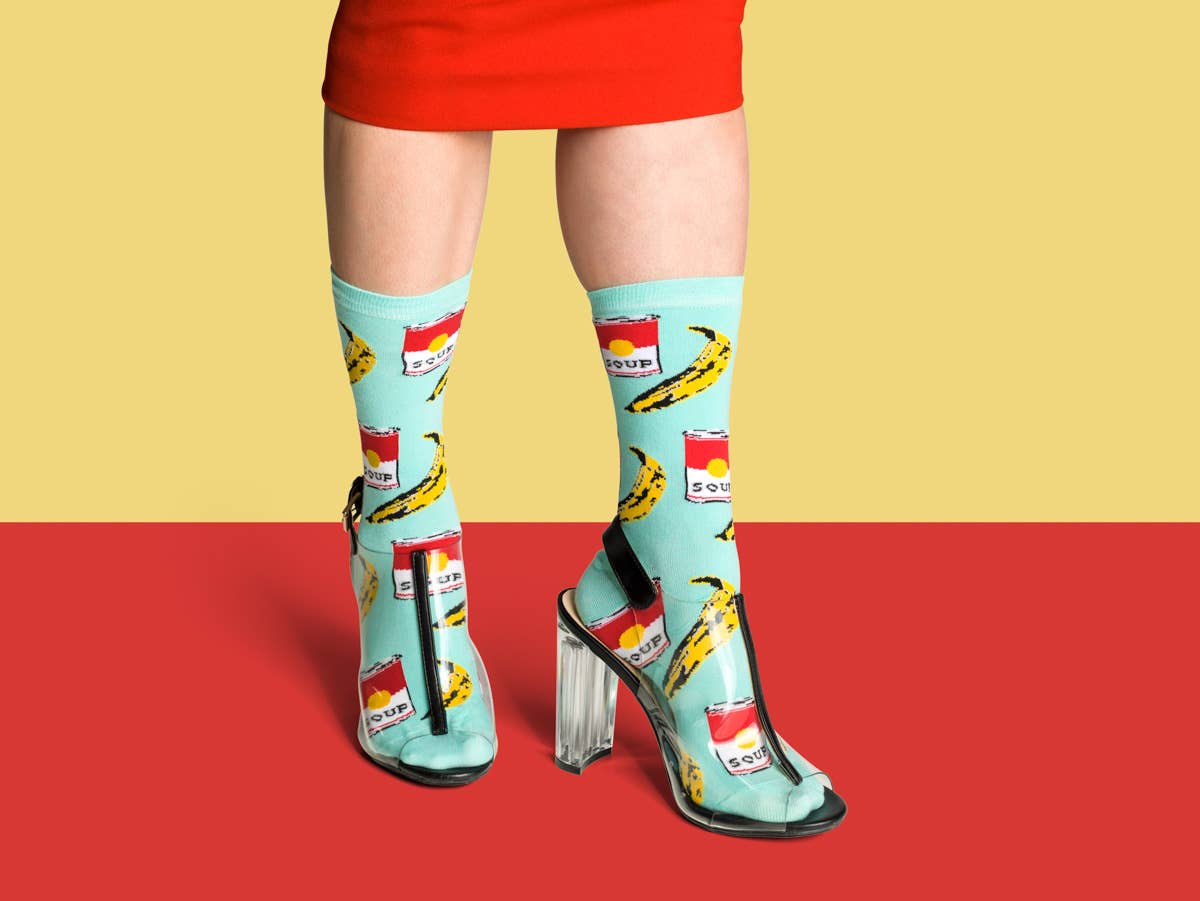 Women's Pop Art Crew Socks
